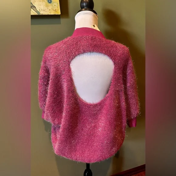 Anthropologie Violetta Tinsel Sweater By Maeve - Picture 7 of 9